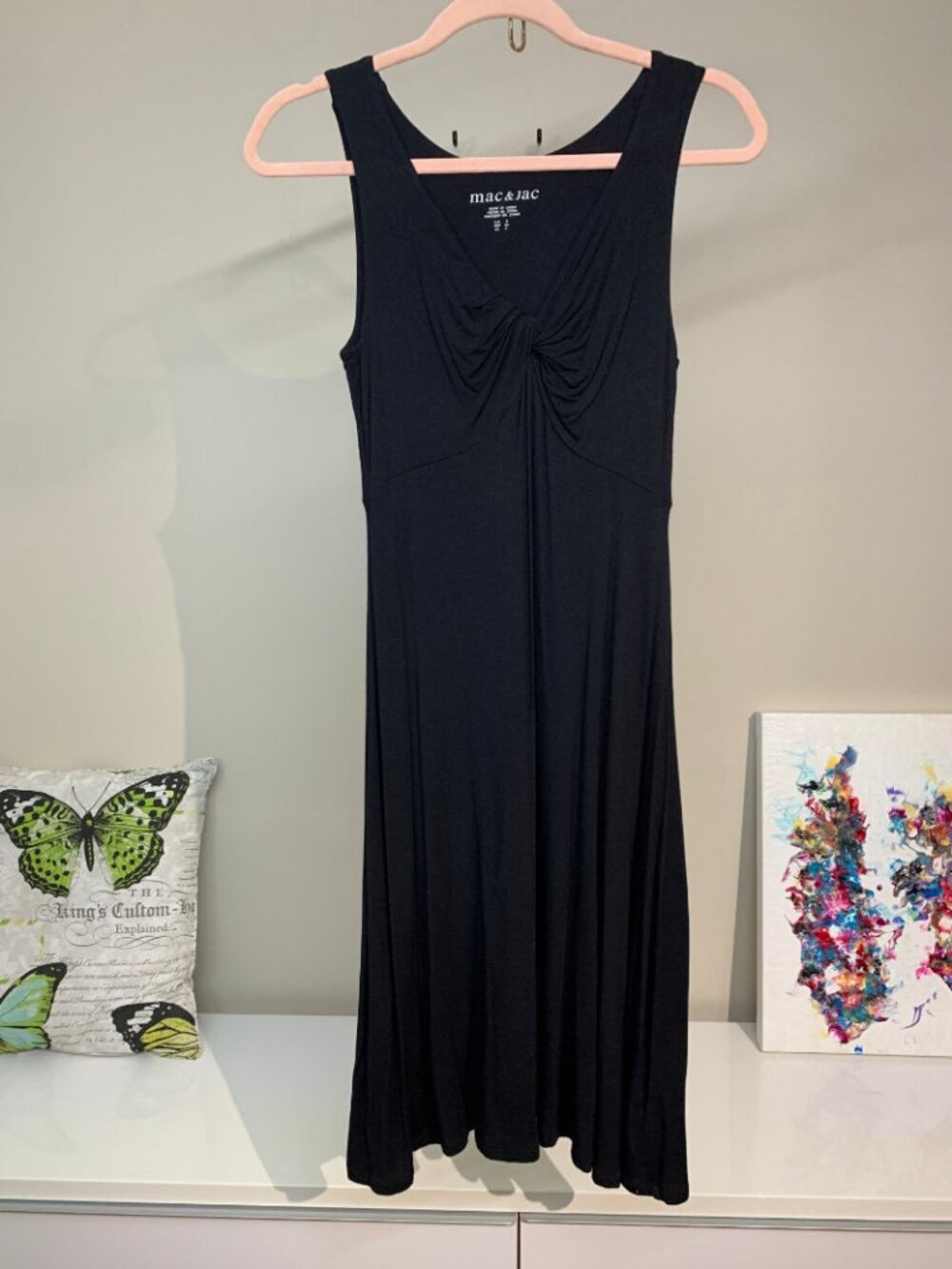 Mac & Jac Black Summer Dress Size Small